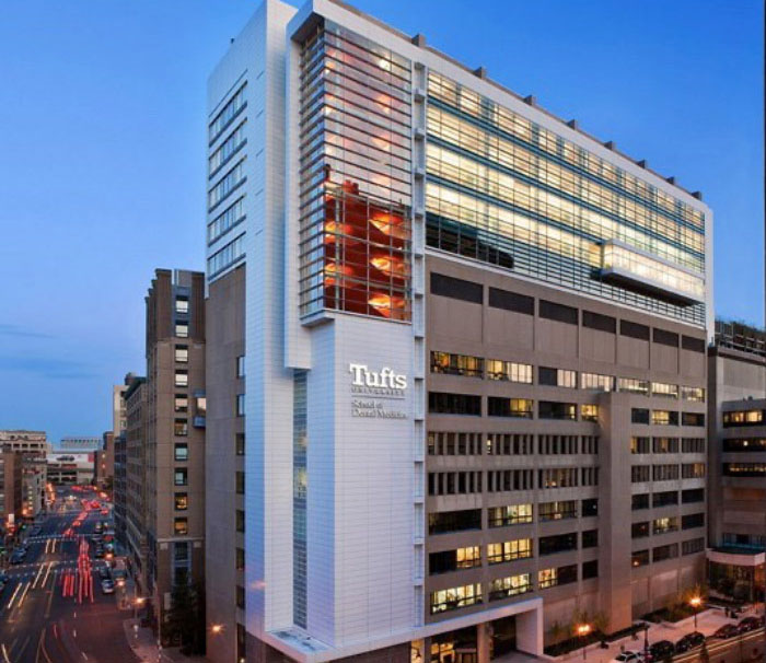 Tufts University dental school building